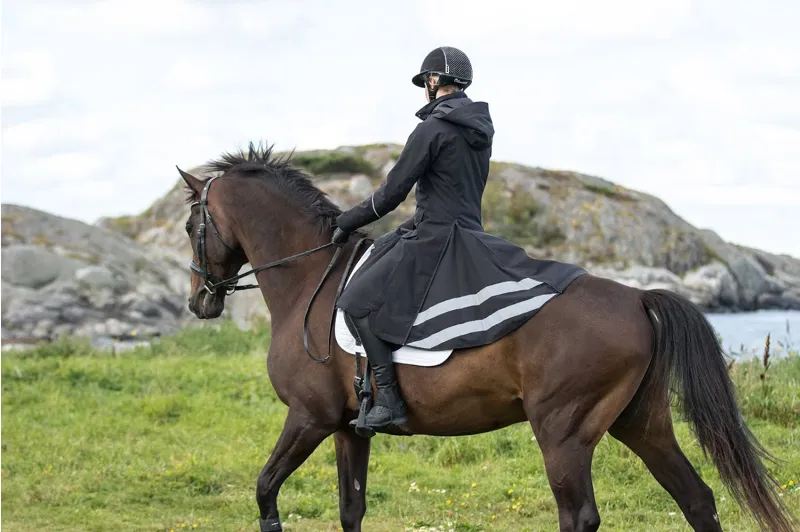 Stierna Stella Ladies Winter Long Coat Black-3